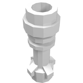 LEGO® los onderdeel Wapen in kleur Wit 64567