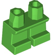 LEGO® los onderdeel Benen Aangepast in kleur Fel Groen 41879
