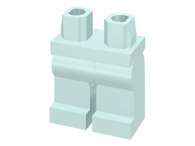 LEGO® los onderdeel Benen in kleur Licht Aqua 970c00