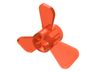 LEGO® los onderdeel Propellor Doorzichtig Neon Oranje 6041