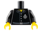 LEGO® los onderdeel Lijf met Motief Zwart 973pb1511c01