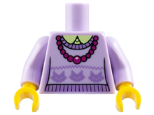 Plaatje in Gallery viewer laden, LEGO® los onderdeel Lijf met Motief Lavendel 973pb1514c01