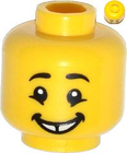 LEGO® los onderdeel Hoofd in kleur Geel 3626cpb0984