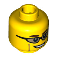 LEGO® los onderdeel Hoofd in kleur Geel 3626cpb0992