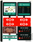 LEGO® stickervel set 60423-1 Downtown Streetcar and Station, vel 1