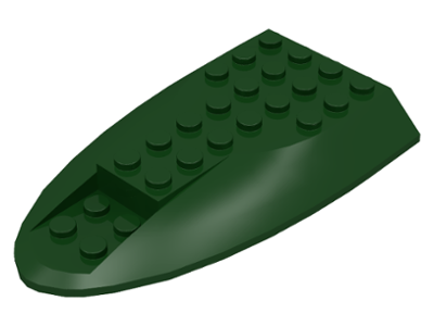LEGO® los onderdeel Vliegtuig in kleur Donkergroen 87615