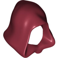 LEGO® los onderdeel Hoofddeksels in kleur Donkerrood 30381