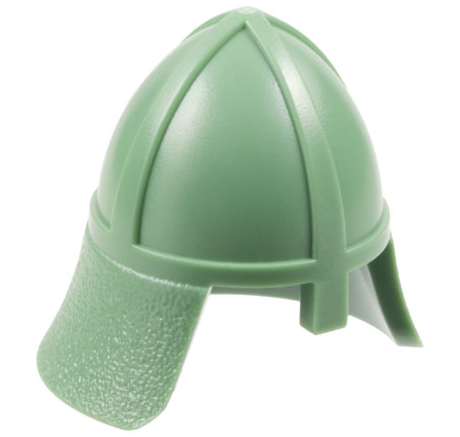 LEGO® los onderdeel Hoofddeksels in kleur Zandgroen 3844