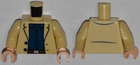 LEGO® los onderdeel Lijf met Motief Geelbruin 973pb1392c01