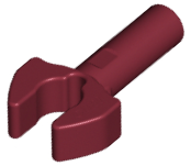 LEGO® los onderdeel Staaf in kleur Donkerrood 48729b