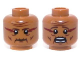 LEGO® los onderdeel Hoofd in kleur Medium Noga 3626cpb0961