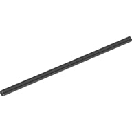 LEGO® los onderdeel Technische As in kleur Zwart 50451