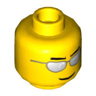 LEGO® los onderdeel Hoofd in kleur Geel 3626cpb0193