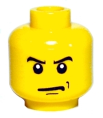 Plaatje in Gallery viewer laden, LEGO® los onderdeel Hoofd in kleur Geel 3626cpx302