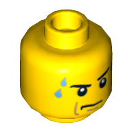 LEGO® los onderdeel Hoofd in kleur Geel 3626cpb0643