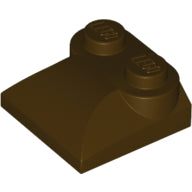 Plaatje in Gallery viewer laden, LEGO® los onderdeel Dakpan Gebogen Donker Bruin 47457