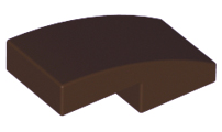 Plaatje in Gallery viewer laden, LEGO® los onderdeel Dakpan Gebogen Donker Bruin 11477