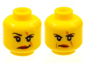 LEGO® los onderdeel Hoofd in kleur Geel 3626cpb0736