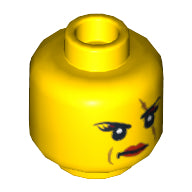 LEGO® los onderdeel Hoofd in kleur Geel 3626cpb0736