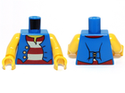 LEGO® los onderdeel Lijf met Motief Blauw 973pb0525c01