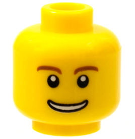LEGO® los onderdeel Hoofd in kleur Geel 3626pb0273