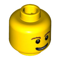 LEGO® los onderdeel Hoofd in kleur Geel 3626pb0273