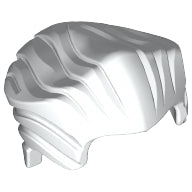 LEGO® los onderdeel Haar in kleur Wit 64798