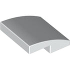 LEGO® los onderdeel Dakpan Gebogen in kleur Wit 15068