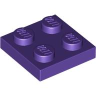 Plaatje in Gallery viewer laden, LEGO® los onderdeel Plaat Algemeen in kleur Donkerpaars 3022