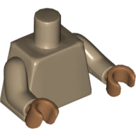 LEGO® los onderdeel Lijf in kleur Donker Geelbruin 973c062