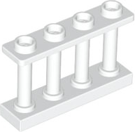 Plaatje in Gallery viewer laden, LEGO® los onderdeel Hek in kleur Wit 15332
