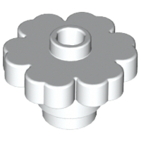 LEGO® los onderdeel Plant & Struik in kleur Wit 4728