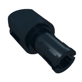 LEGO® los onderdeel Arm in kleur Zwart 6048u