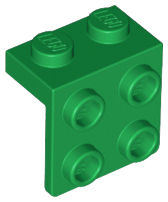 LEGO® los onderdeel Beugel in kleur Groen 44728