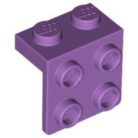 LEGO® los onderdeel Beugel in kleur Medium Lavendel 44728