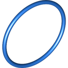 LEGO® los onderdeel Elastiek in kleur Blauw x89