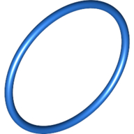 LEGO® los onderdeel Elastiek in kleur Blauw x89