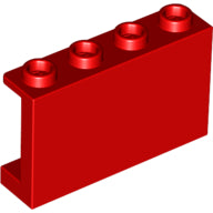 Plaatje in Gallery viewer laden, LEGO® los onderdeel Paneel in kleur Rood 14718