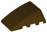 LEGO® los onderdeel Wig in kleur Donker Bruin 47753