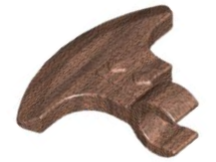 LEGO® los onderdeel Wapen in kleur Metaalkoper 53454