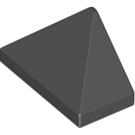LEGO® los onderdeel Dakpan Algemeen in kleur Zwart 15571