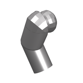 LEGO® los onderdeel Lijf Accessoire in kleur Zilver 982