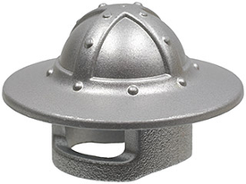 LEGO® los onderdeel Hoofddeksels Metallisch Zilver 30273