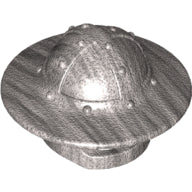 LEGO® los onderdeel Hoofddeksels Metallisch Zilver 30273
