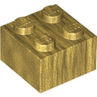 LEGO® los onderdeel Steen in kleur Metallic Gold 3003