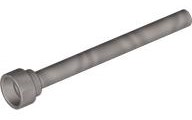 Plaatje in Gallery viewer laden, LEGO® los onderdeel Antenne in kleur Metallisch Zilver 3957b