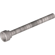 LEGO® los onderdeel Antenne in kleur Metallisch Zilver 3957b