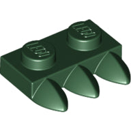 LEGO® los onderdeel Plaat Aangepast Donkergroen 15208