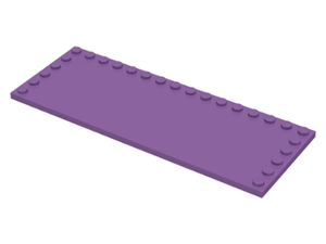 LEGO® los onderdeel Tegel Aangepast Medium Lavendel 6205