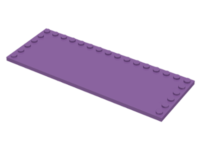 LEGO® los onderdeel Tegel Aangepast Medium Lavendel 6205